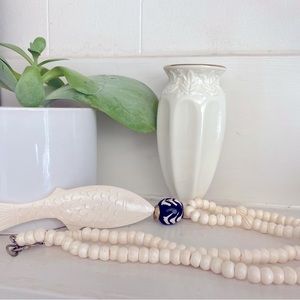 Antique Hand Carved  Bone Hawaiian Tribal Necklace